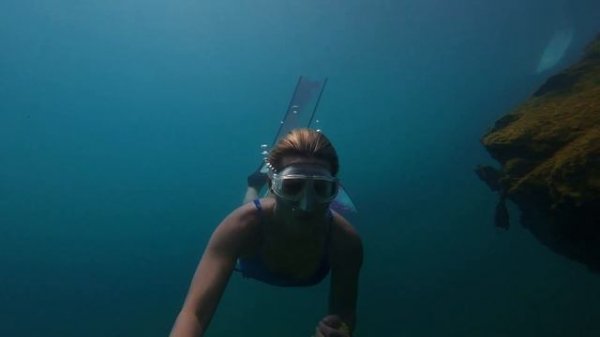 DJI action 5 pro тест под водой