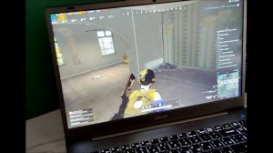 Ноутбук DEXP Atlas M15-A5W305 демонстрация производительности графики в игре PUBG