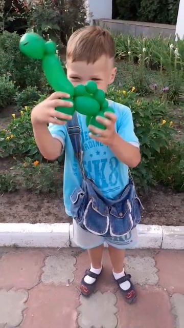 Динозавр из шарика Balloon Dinosaur 🦕💖 @Ромашка Клоун смотреть онлайн