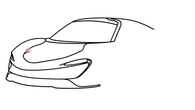 How To Draw McLaren Speedtail - Как нарисовать МакЛарен Спидтайл