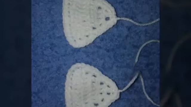 Шапочка с ушками. Для новорожденного. Вязаная шапочка. Ручная работа. Шапка с цветком. Нежность. смотреть онлайн