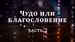 Чудо или благословение - Эндрю Уоммак | Часть 2/3