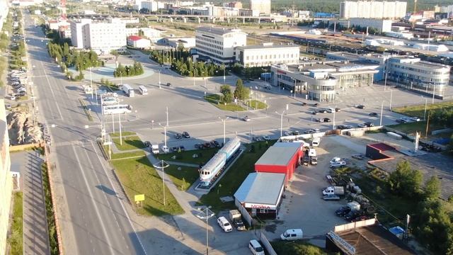Прогулка над городом Новый Уренгой