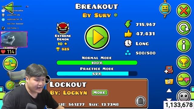 1 ATTEMPT on EVERY EXTREME DEMON I've Completed! смотреть онлайн