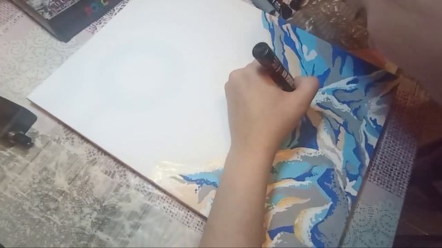 Рисую горы☃️ смотреть онлайн