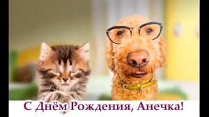С днем рождения Анечка