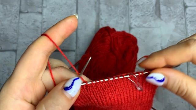 Шкарпетки жакардом спицями. Майстер - клас. смотреть онлайн