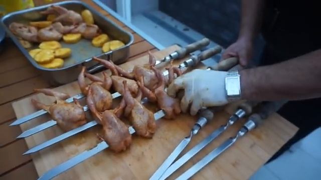 Сочный шашлык иэ перепелки смотреть онлайн