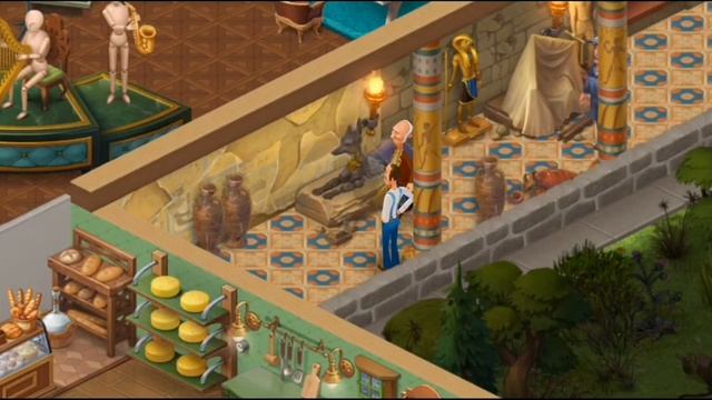 Homescapes - День 5 - Комната Колекционера.