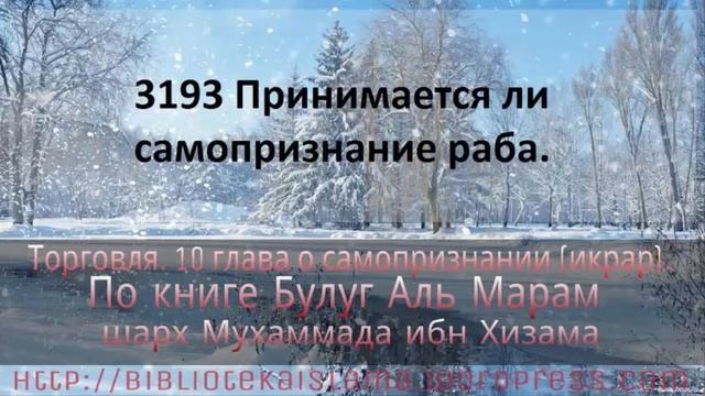 3193 Принимается ли самопризнание раба смотреть онлайн