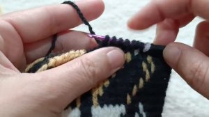 💚Как связать тунисский следок🧶