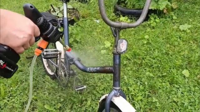 Как помыть велосипед Аист после Оффроуда  Мини мойкой