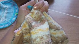 Вяжем КОФТОЧКУ для новорожденного реглан сверху1 ЧАСТЬ