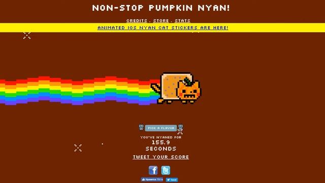 НЯН КЭТ СТАЛ ТЫКВОЙ УПОРОТСТВО Я СХОЖУ С УМА :) смотреть онлайн