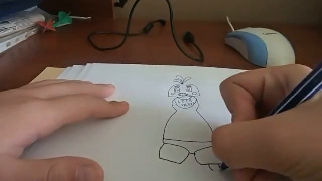 Рисуем Той Чику из FNAF 2 смотреть онлайн
