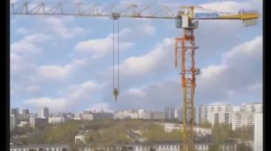 Сборка башенного крана