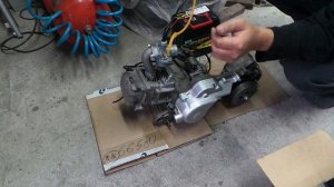 Установка карбюратора PZ19 на двигатель 139QMB, серия 7: Тес