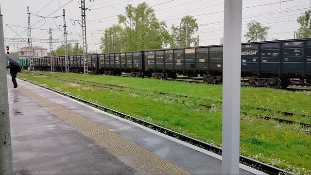 23 мая 2025 г. Электровоз ВЛ15-021 с Грузовым поездом Обухово смотреть онлайн