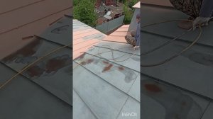 Покраска оцинкованной крыши