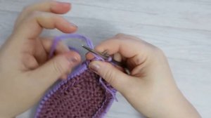 СЛЕДКИ на 2 спицах. Без шва на подошве. Подробный МК для начинающих.