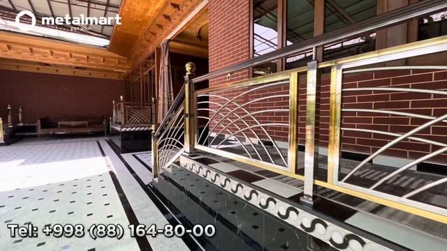 Nerjaveyka Metalmart #нержавейка #uzbekiston #перила #design #namangan #uzbekiston