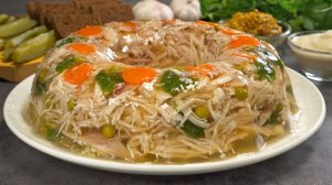 ХОЛОДЕЦ ИЗ КУРИЦЫ - вкусно, аппетитно, красиво и празднично! Рецепт от Всегда Вкусно!