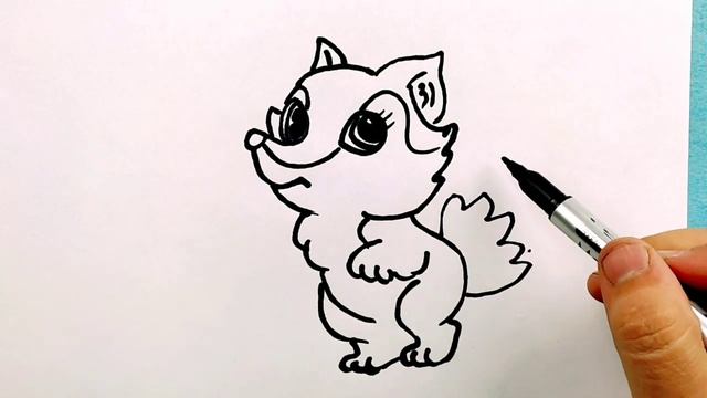 Draw a Fox for kids | Bolalar uchun tulki chizish | Рисуем Лису для детей смотреть онлайн