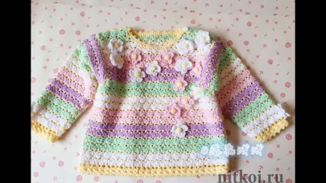 Вязание Крючком Кофточек для Девочек - модели 2019 / Crochet for Girls / Häkelnadel für Mädchen смотреть онлайн