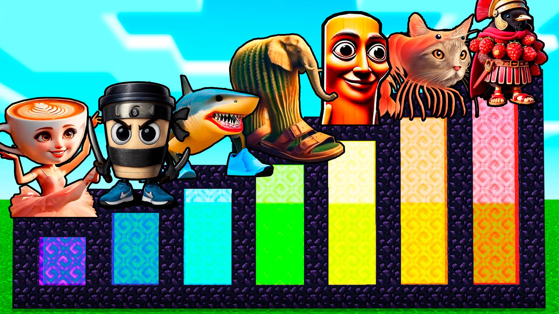 ВЫЖИВАНИЕ В ПОРТАЛЕ БАЛЕРИНА КАПУЧИНО ТРАЛАЛЕЛО ТРАЛАЛА БРЕЙНРОТ ЖИВОТНЫЕ В МАЙНКРАФТ смотреть онлайн