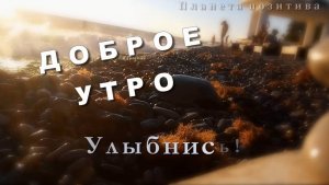 Доброе утро. Улыбнись новому дню, он прекрасен. Песня с добрым утром