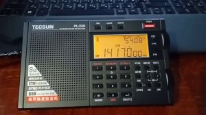Радиоприёмник TECSUN PL-330. Радиолюбительский диапазон 20м.