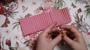 Повязка на голову крючком.