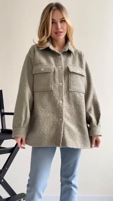 Куртка-сорочка, матеріал шерсть букле смотреть онлайн