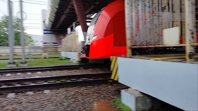 23 мая Двойной Скоростной Электропоезд Ласточка ЭС2ГП-014+ЭС2ГП-015 и Электропоезд ЭТ2М-091 Обухово смотреть онлайн