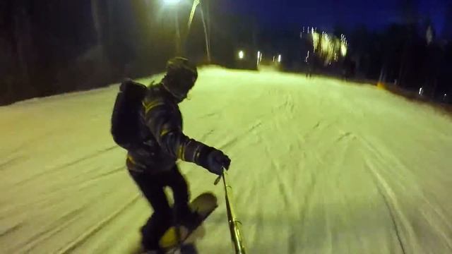 В Степаново , покатухи на сноуборде Imperium parabellum . GoPro смотреть онлайн