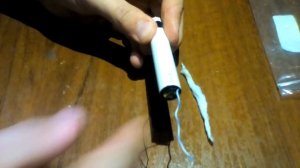 Как сделать одноразовою  электронную сигарету