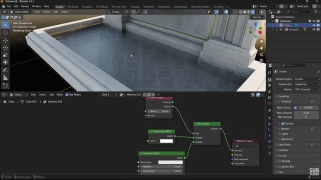Как сделать 3D воду в Blender смотреть онлайн