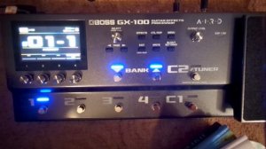 Процессор BOSS GX100 | БЫСТРЫЙ СТАРТ