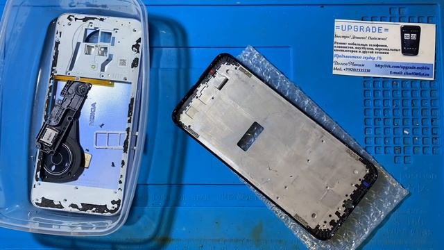 Замена дисплея на Nokia G20 TA-1336 смотреть онлайн
