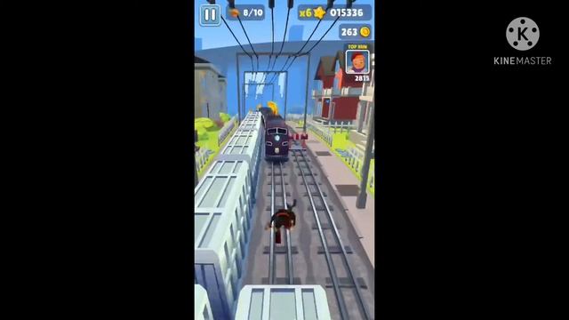 Сабвей сёрфинг играем и бьём мой рекорд
