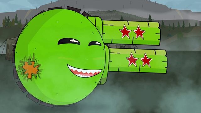Мега Танк Gerand Против Мега Босса Homeanimations- Мультики про танки смотреть онлайн