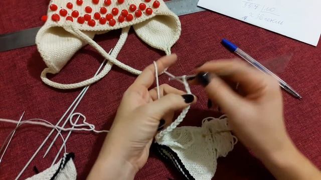 Шапка детская с ушками классической формы и фактуры. Часть 3 смотреть онлайн