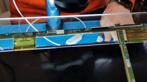 Черная полоса на матрице телевизора Samsung , после повре?