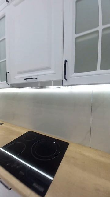 Кухня нео классика рисунок 052 из мдф плёнка белый снег смотреть онлайн