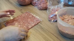 Заготовки из фарша в морозилку на месяц. Полуфабрикат?
