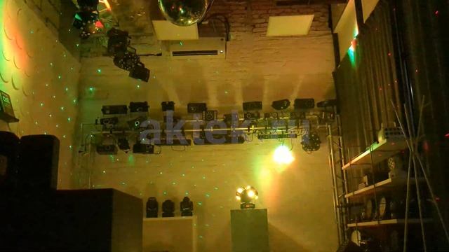 Светодиодная цветомузыка с лазером SkyDisco Spin 16 LED RGB смотреть онлайн