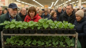 Странные дела в деревне. РАССАДЫ БОЛЬШЕ НЕ БУДЕТ? Поехал в район — увидел ажиотаж!