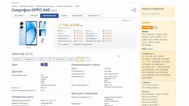 OPPO A60 Стоит ли покупать? Обзор рынка смартфонов!