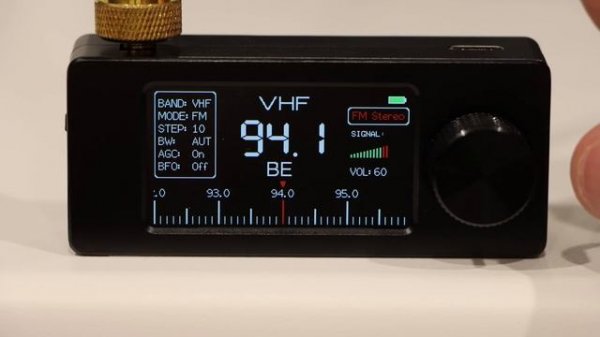 Карманный всеволновый радиоприемник ESP32-S3 Si4732А10 (Малы?