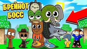 НАШЕЛ БОСС СПРУНКИ БРЕЙНРОТ ЖИВОТНЫЕ В МАЙНКРАФТ МОД SPRUNKI